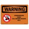 Signmission OSHA WARNING Sign, Underground Cable Call Before Digging 811, 10" X 7" Decal, OS-WS-D-710-L-12857 OS-WS-D-710-L-12857 - alternate 1